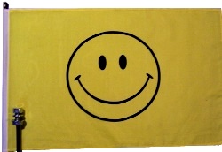 Smiley face flag